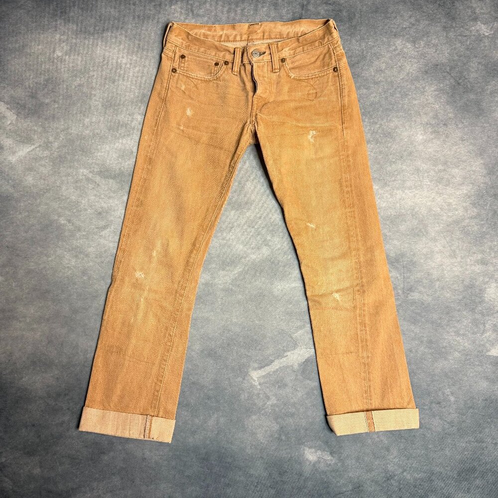 Vintage RRL Ralph Lauren DOUBLE R Womens Khaki Pants Jeans Size 26 Fits 28x28